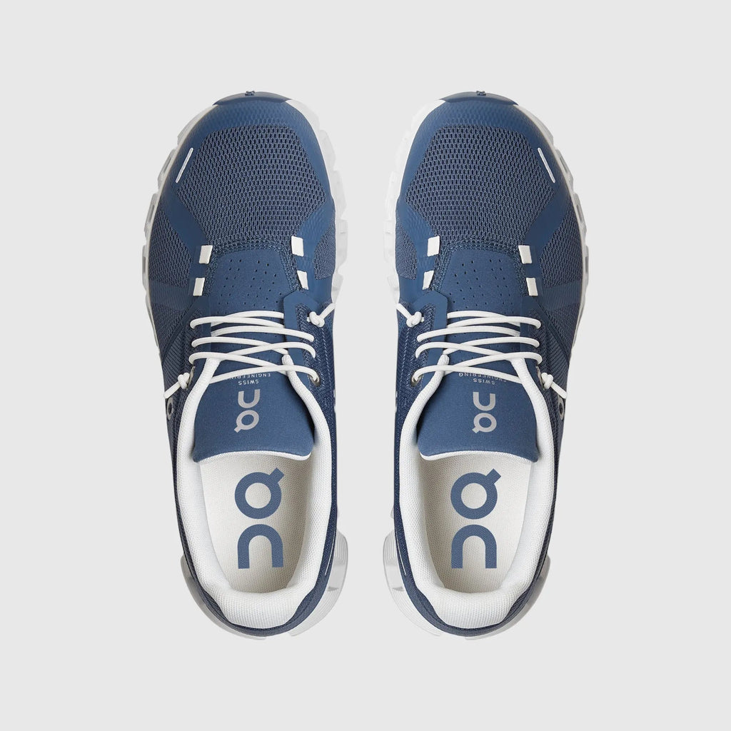 On Women's Cloud 5 Denim White