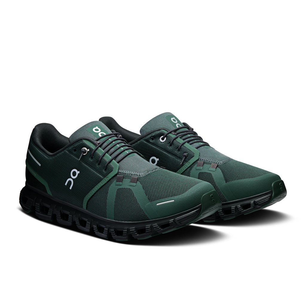 On Men's Cloud 6 Evergreen Black